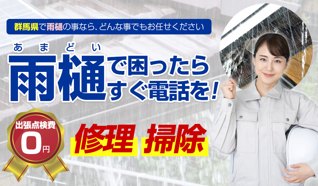 雨樋で困ったらすぐ電話を! 修理 掃除